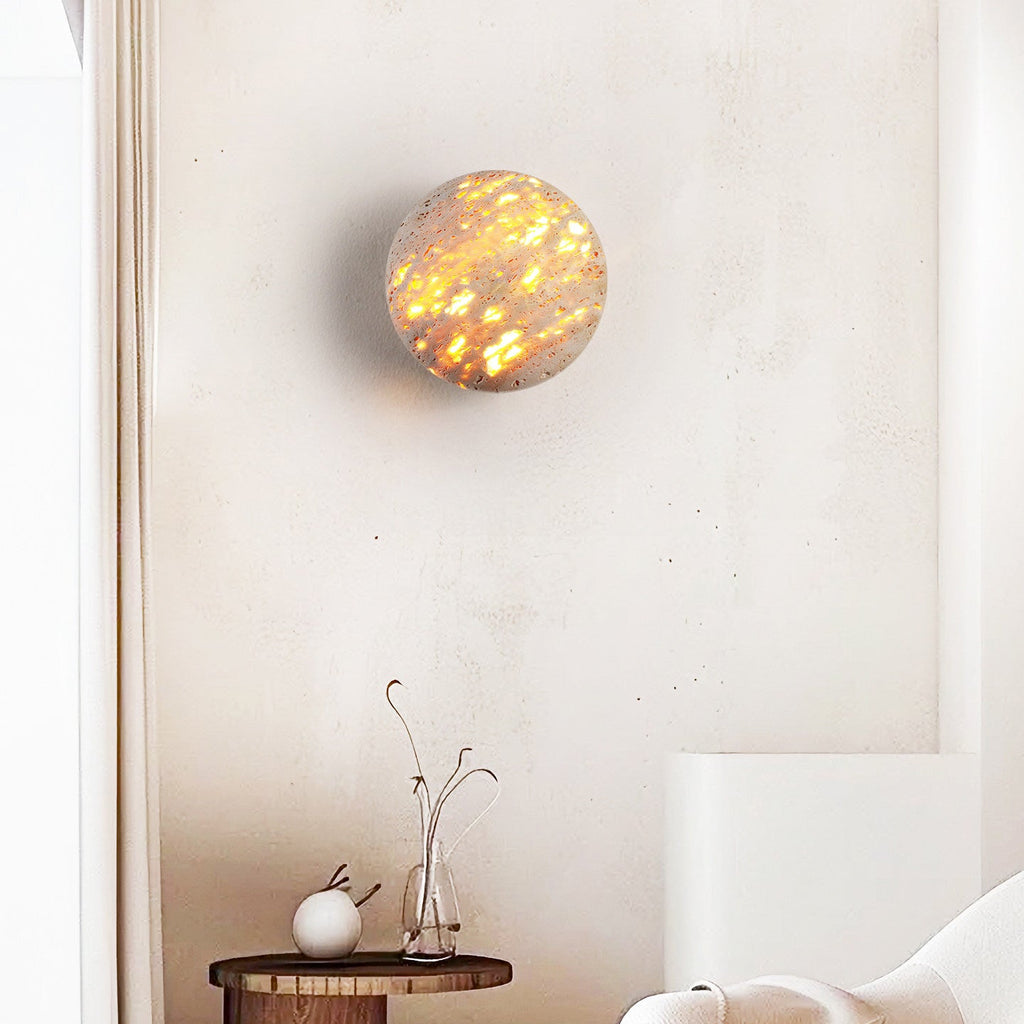Stone Wall Sconce Lighting — Wall Sconce | Maison Monashee — view 3