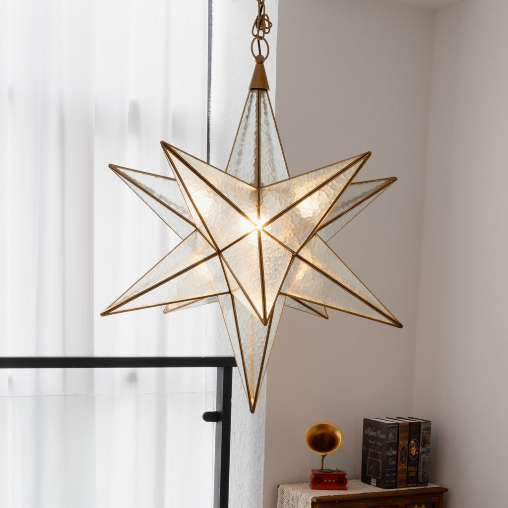 Glass Star Chandelier — Chandelier | Maison Monashee — view 13