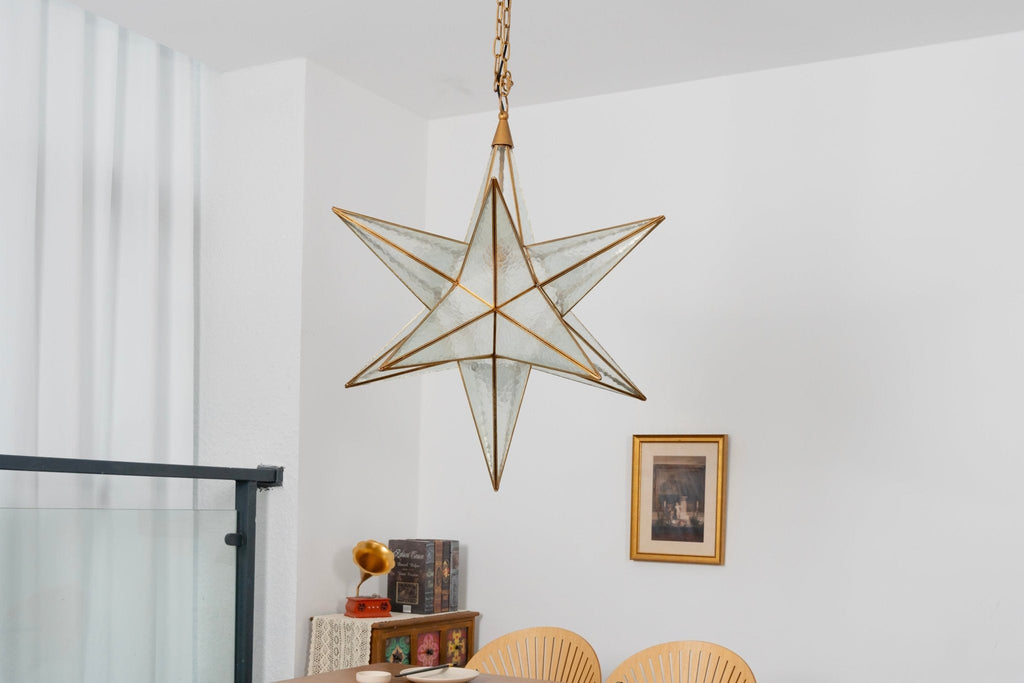 Glass Star Chandelier — Chandelier | Maison Monashee — view 18
