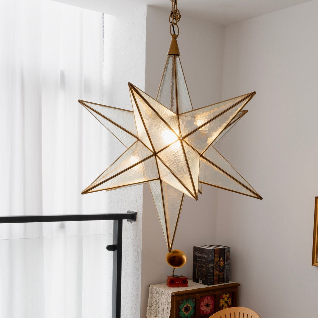 Glass Star Chandelier — Chandelier | Maison Monashee — view 6