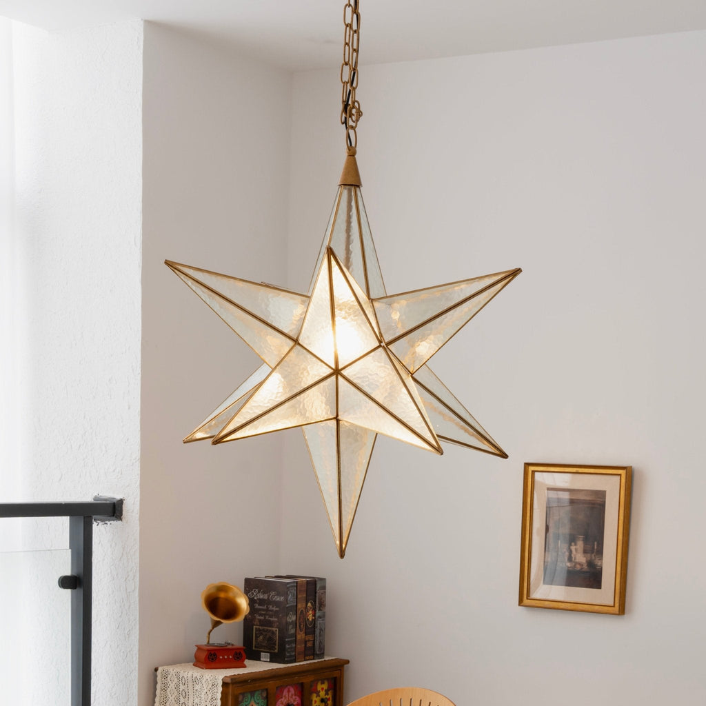 Glass Star Chandelier — Chandelier | Maison Monashee — view 7