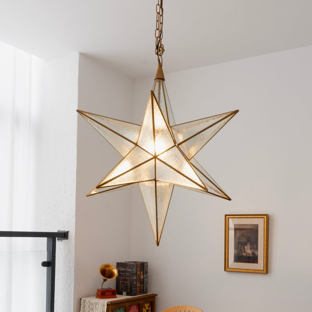 Glass Star Chandelier — Chandelier | Maison Monashee — view 8