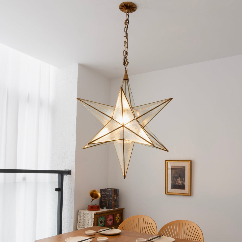 Glass Star Chandelier — Chandelier | Maison Monashee — view 9