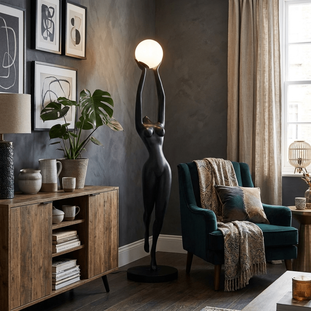 Moon Light Floor Lamp — Floor Lamp | Maison Monashee — view 4