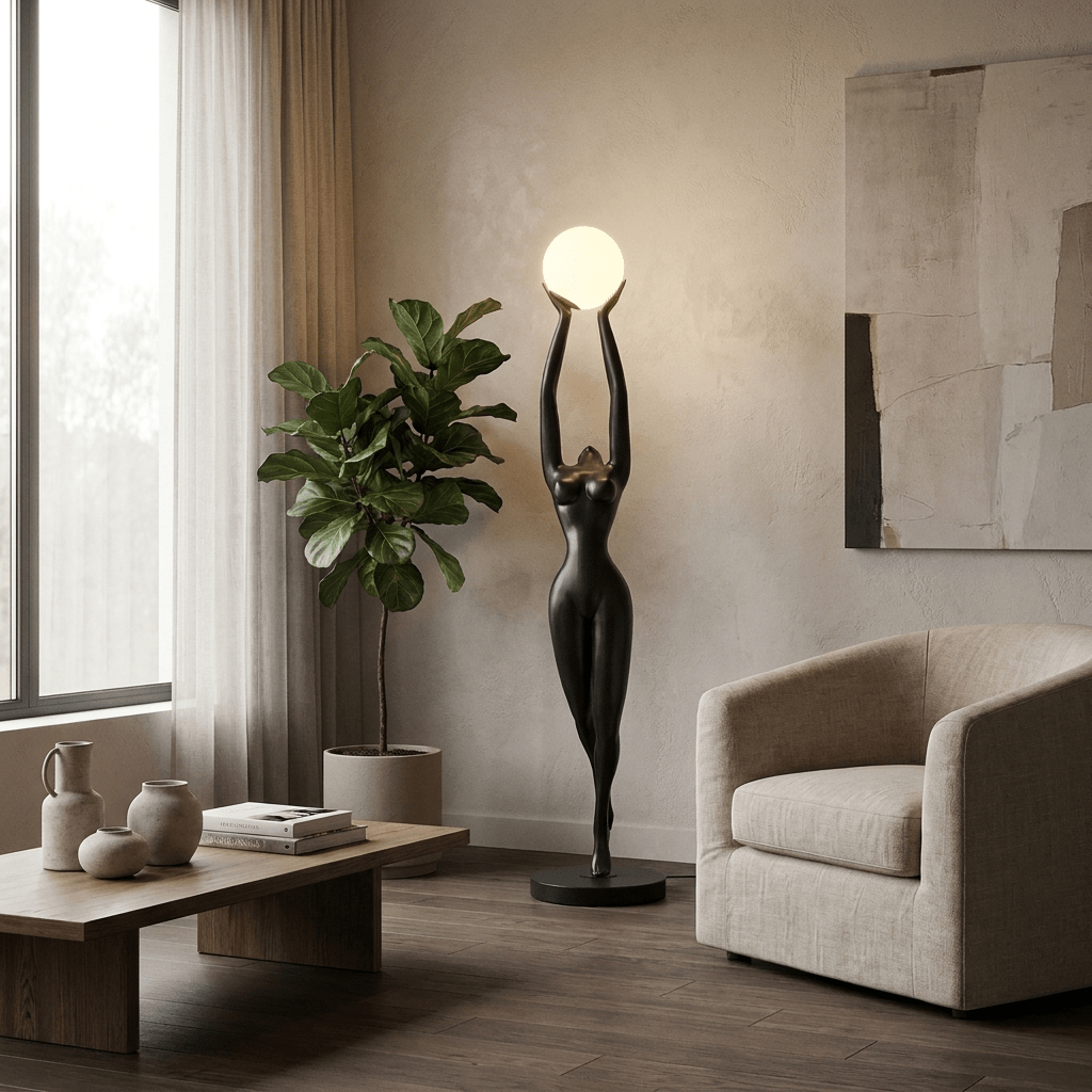 Moon Light Floor Lamp — Floor Lamp | Maison Monashee — view 2