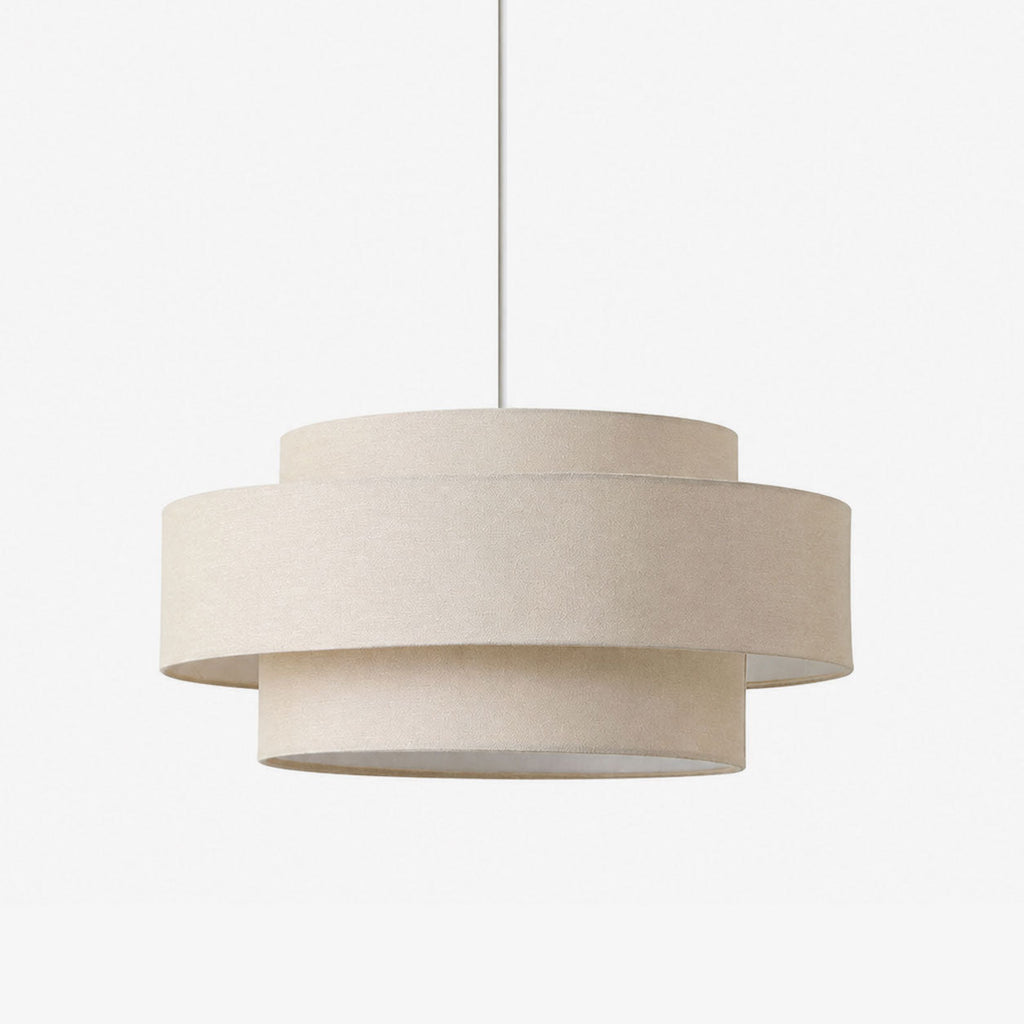 Linen Drum Pendant Light — Pendant Light | Maison Monashee