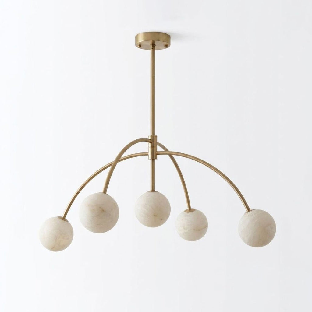White Sphere Chandelier — Chandelier | Maison Monashee — view 10