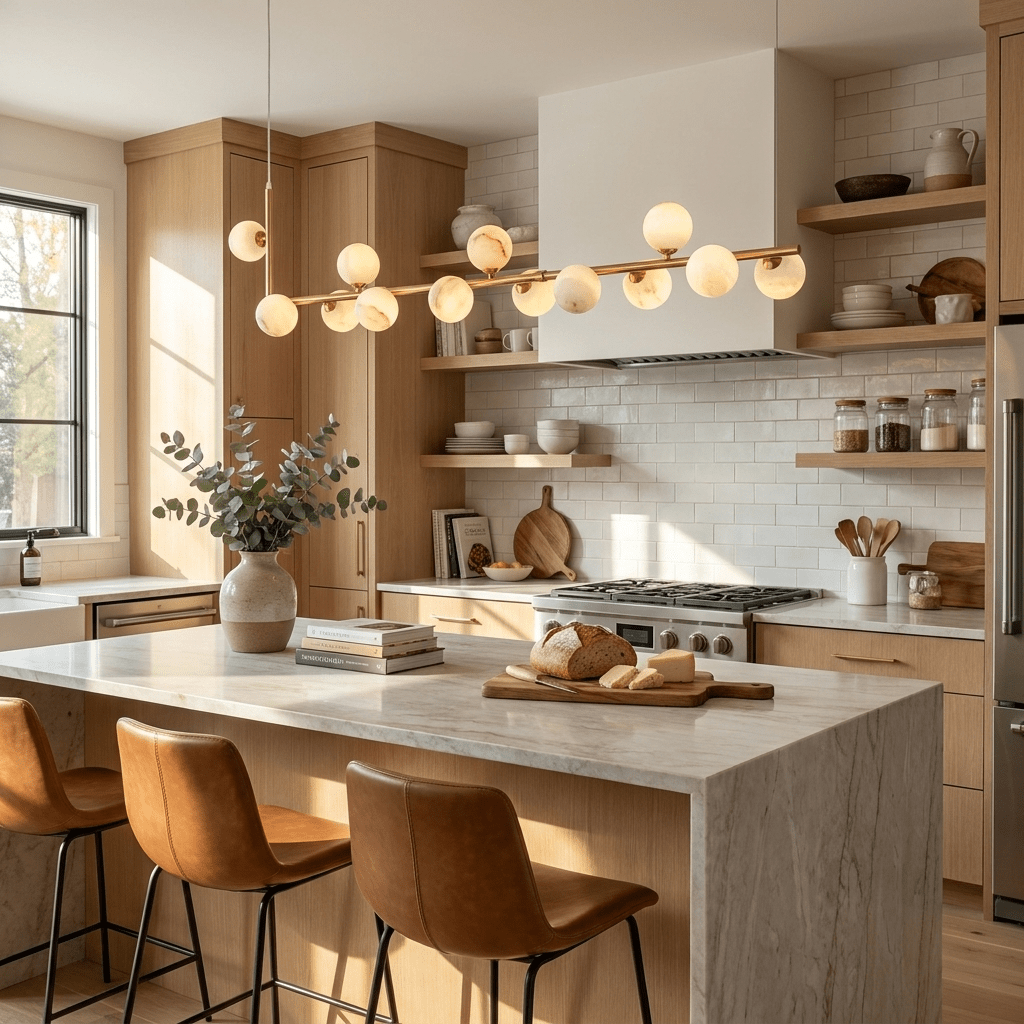 Modern Orb Chandelier — Chandelier | Maison Monashee — view 3