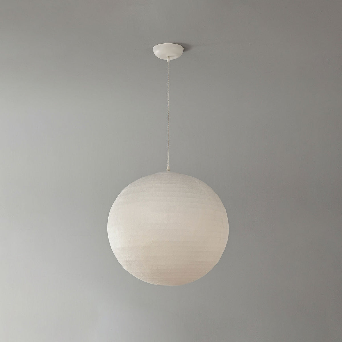 Woven Globe Pendant Light — Pendant Light | Maison Monashee — view 11
