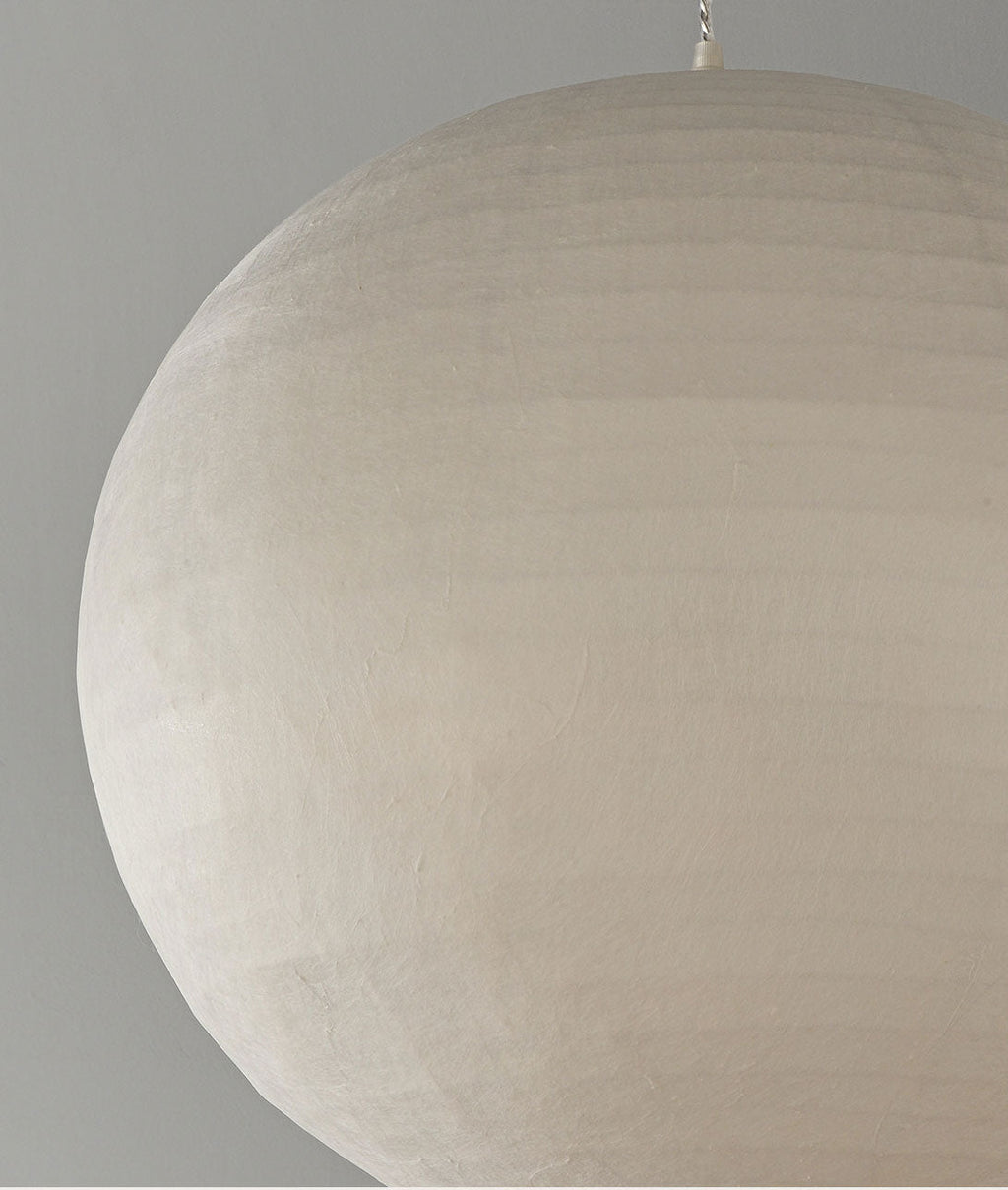 Woven Globe Pendant Light — Pendant Light | Maison Monashee — view 12