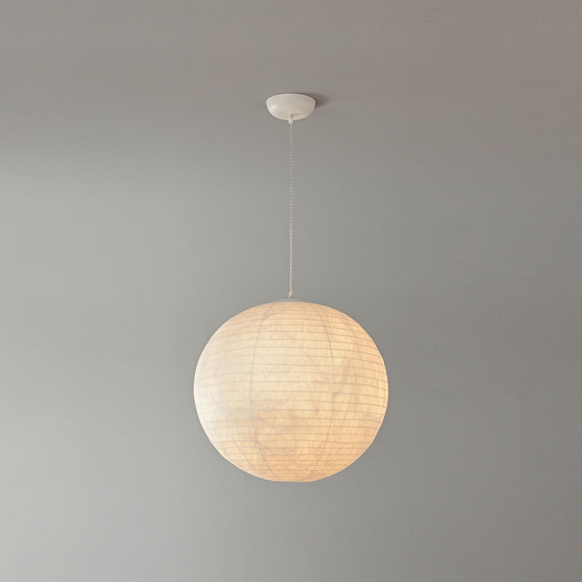 Woven Globe Pendant Light — Pendant Light | Maison Monashee — view 8