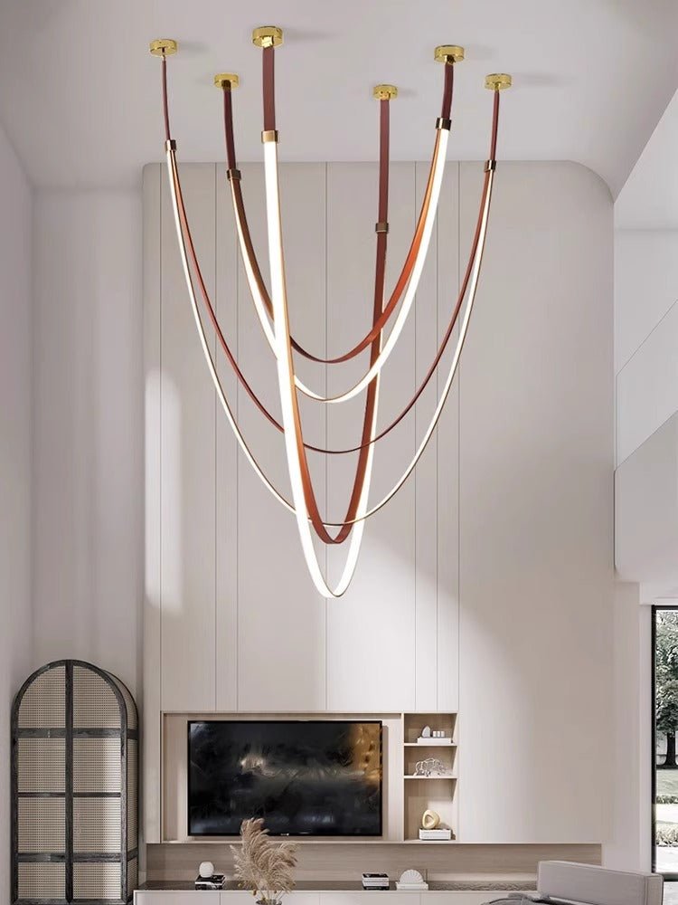Brown and Gold Chandelier — Chandelier | Maison Monashee — view 12