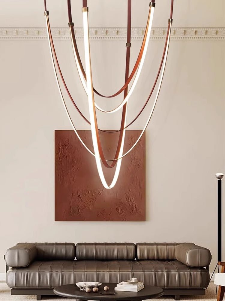 Brown and Gold Chandelier — Chandelier | Maison Monashee — view 2