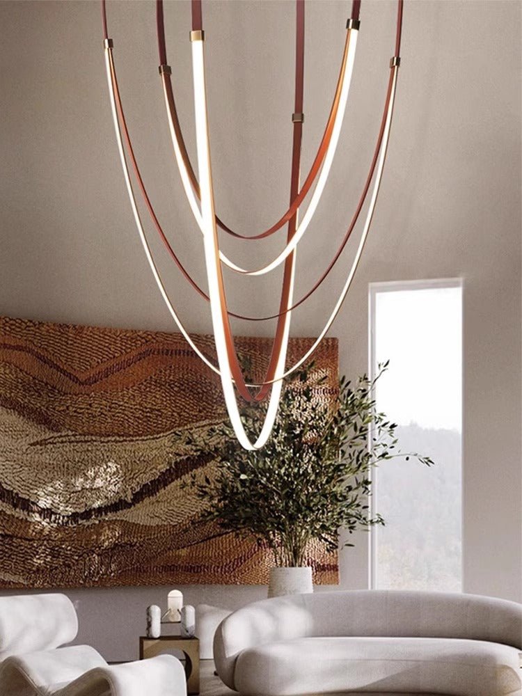 Brown and Gold Chandelier — Chandelier | Maison Monashee — view 3
