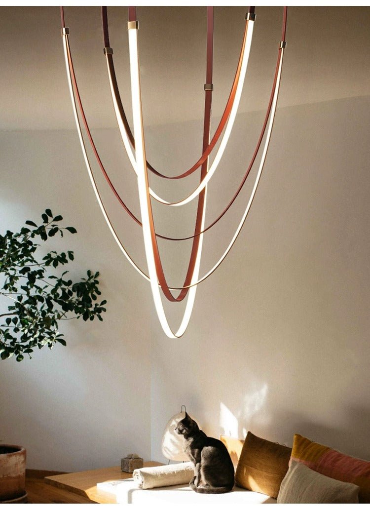 Brown and Gold Chandelier — Chandelier | Maison Monashee — view 4