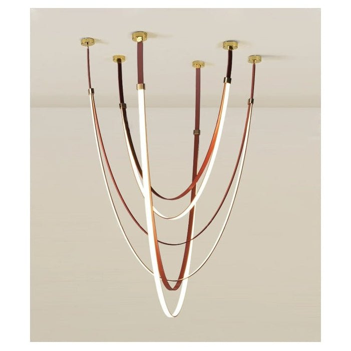 Brown and Gold Chandelier — Chandelier | Maison Monashee — view 5
