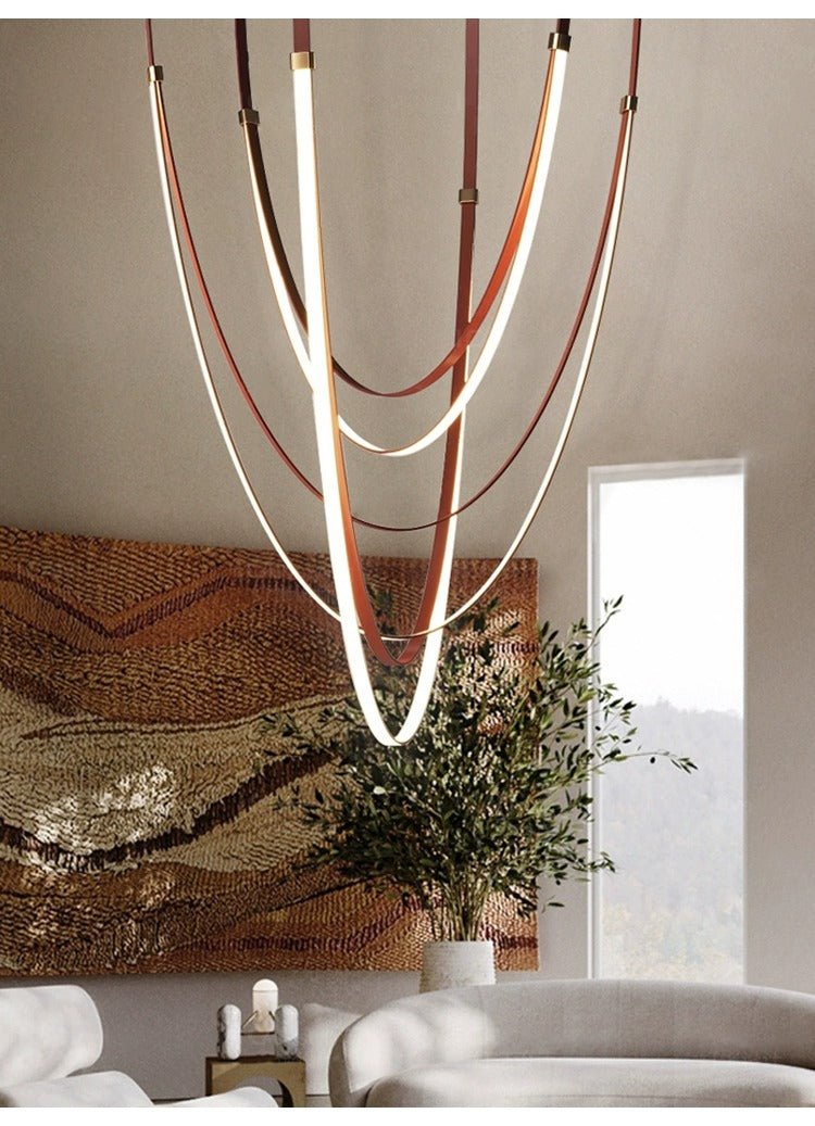 Brown and Gold Chandelier — Chandelier | Maison Monashee — view 6