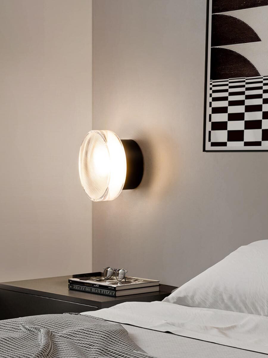 Wall Light Ribbed Glass — Wall Sconce | Maison Monashee — view 3