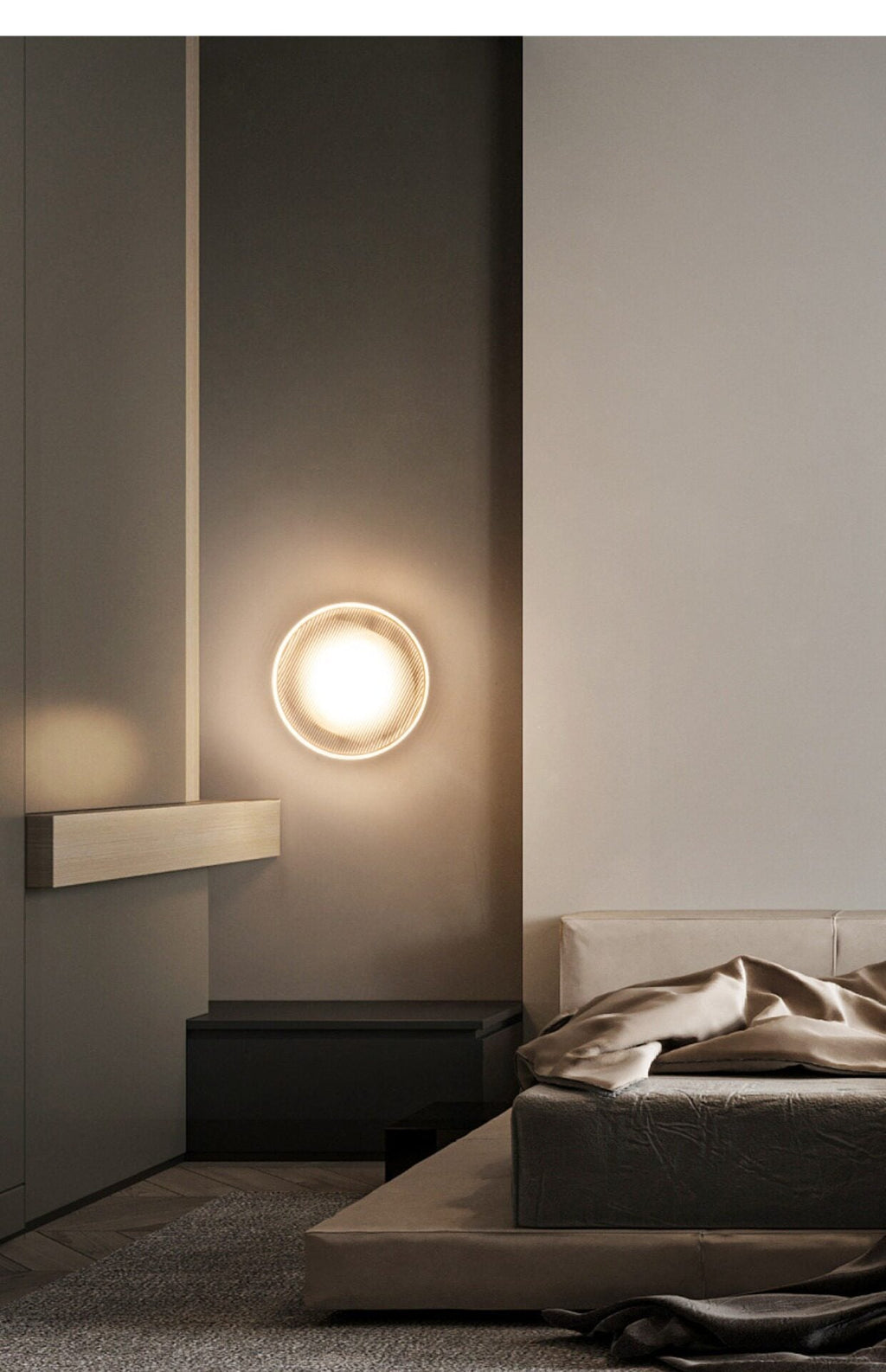 Wall Light Ribbed Glass — Wall Sconce | Maison Monashee — view 6