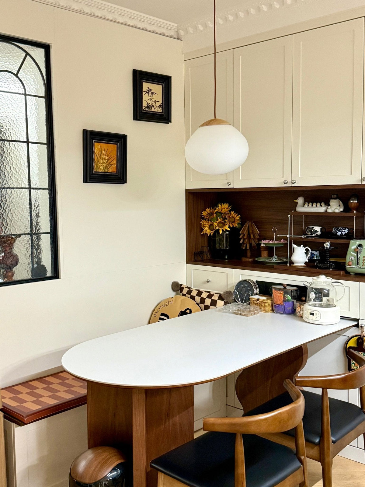 Frosted Glass Dome Pendant Light — Pendant Light | Maison Monashee — view 19