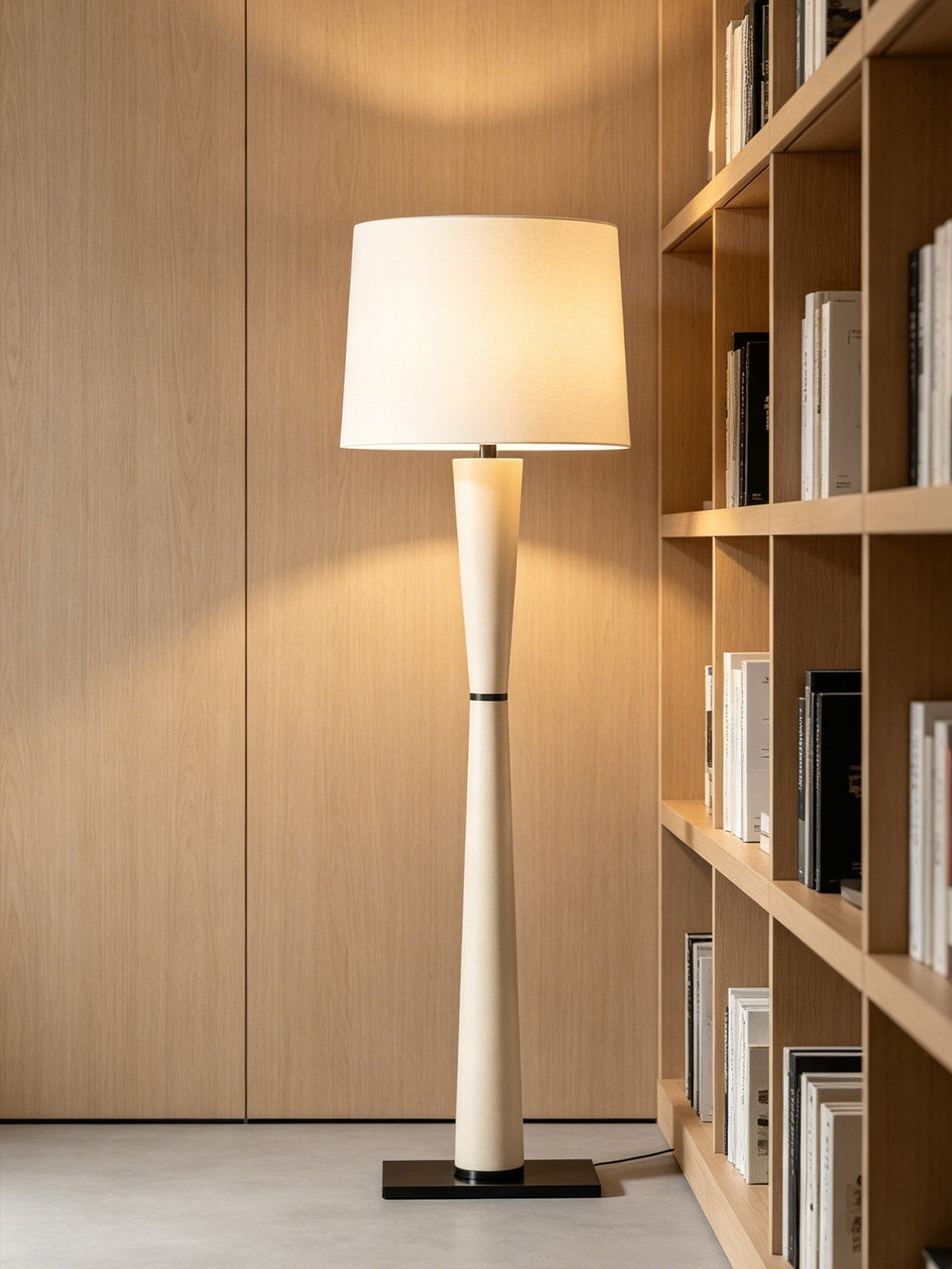 Leather Wrapped Floor Lamp — Floor Lamp | Maison Monashee — view 7