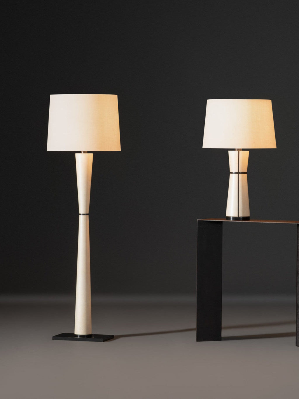 Leather Wrapped Floor Lamp — Floor Lamp | Maison Monashee — view 8