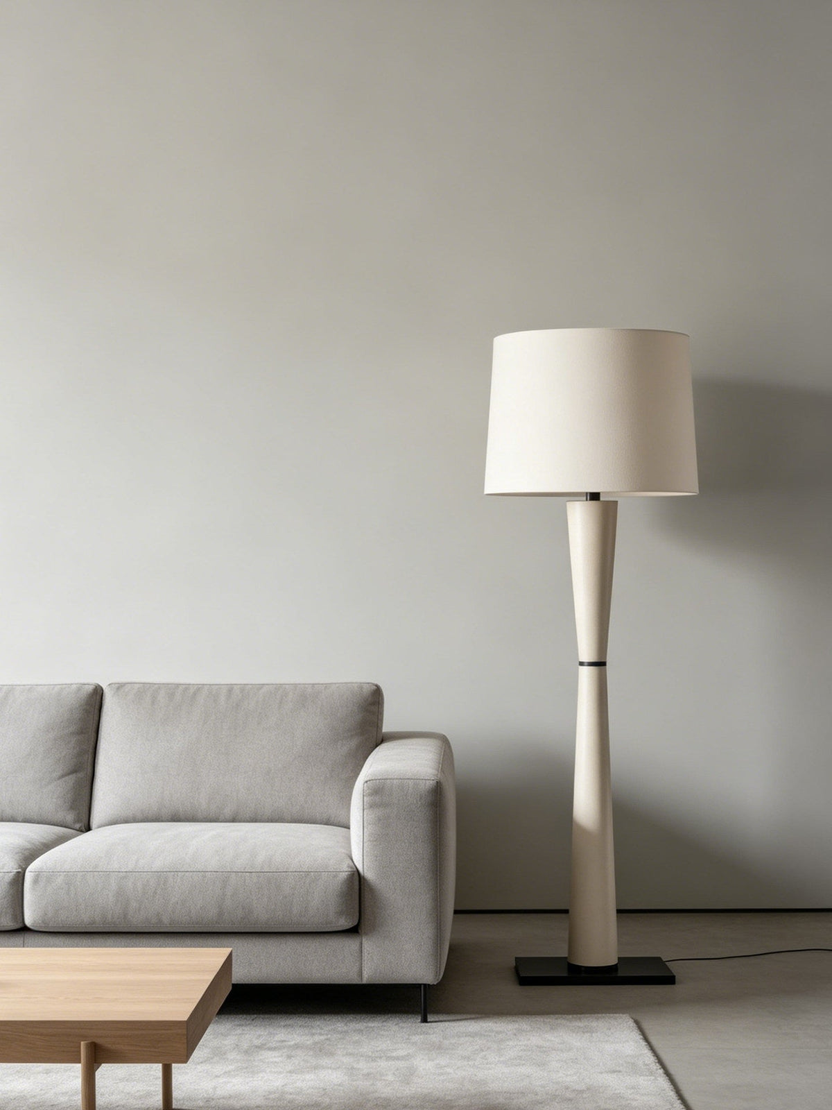 Leather Wrapped Floor Lamp — Floor Lamp | Maison Monashee — view 15