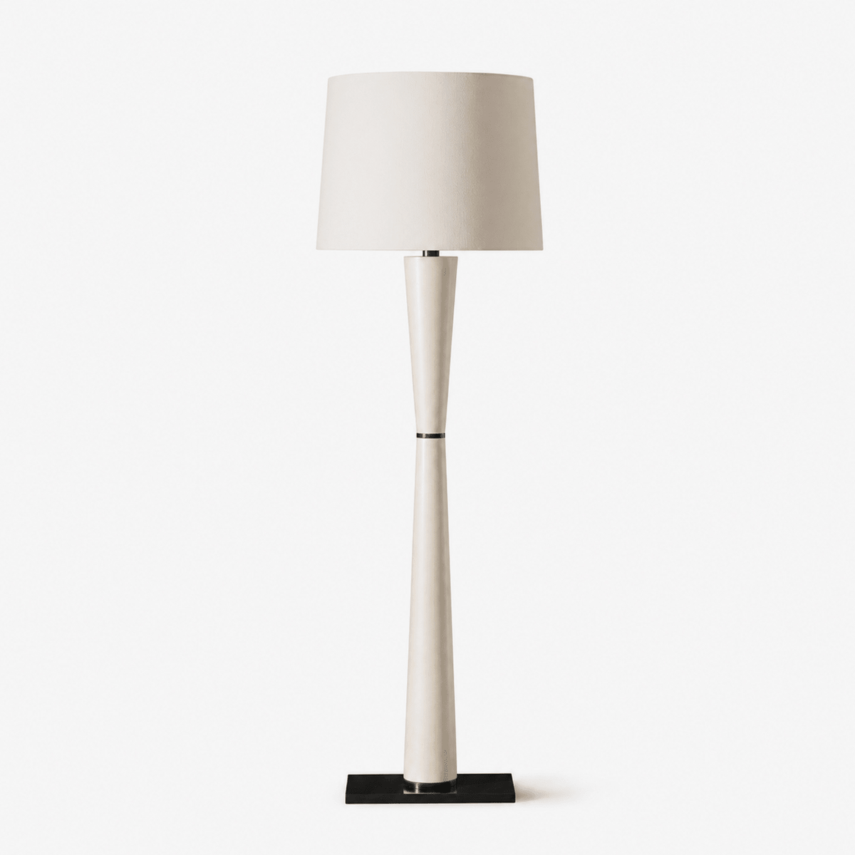 Leather Wrapped Floor Lamp — Floor Lamp | Maison Monashee