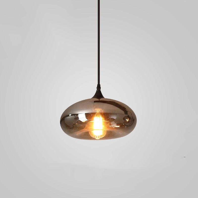 Black Smoked Glass Pendant Light — Pendant Light | Maison Monashee — view 10