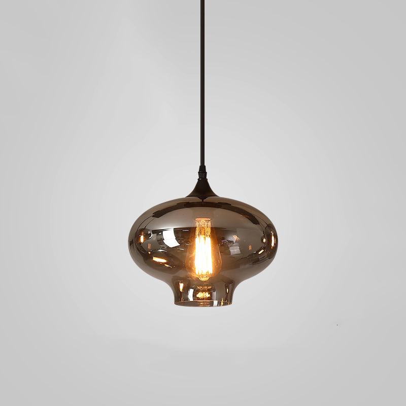 Black Smoked Glass Pendant Light — Pendant Light | Maison Monashee — view 13