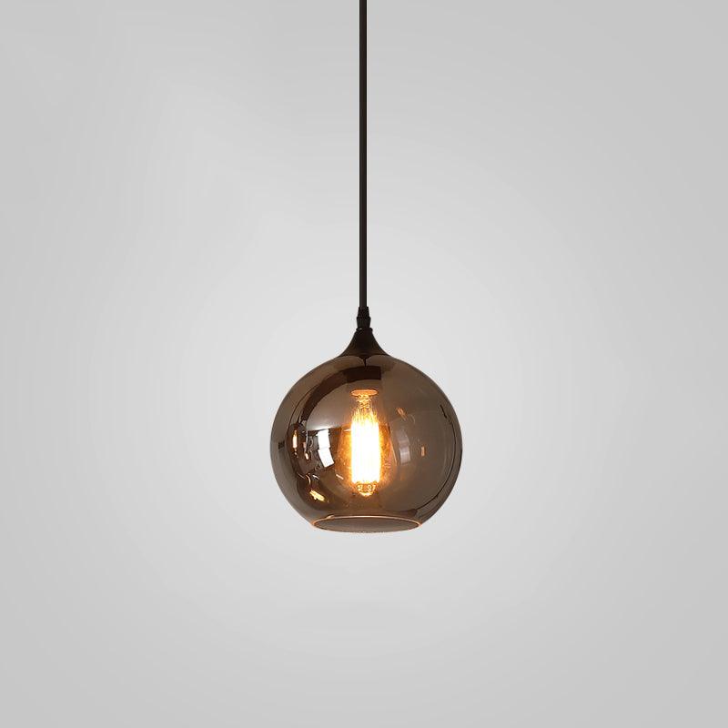Black Smoked Glass Pendant Light — Pendant Light | Maison Monashee — view 12