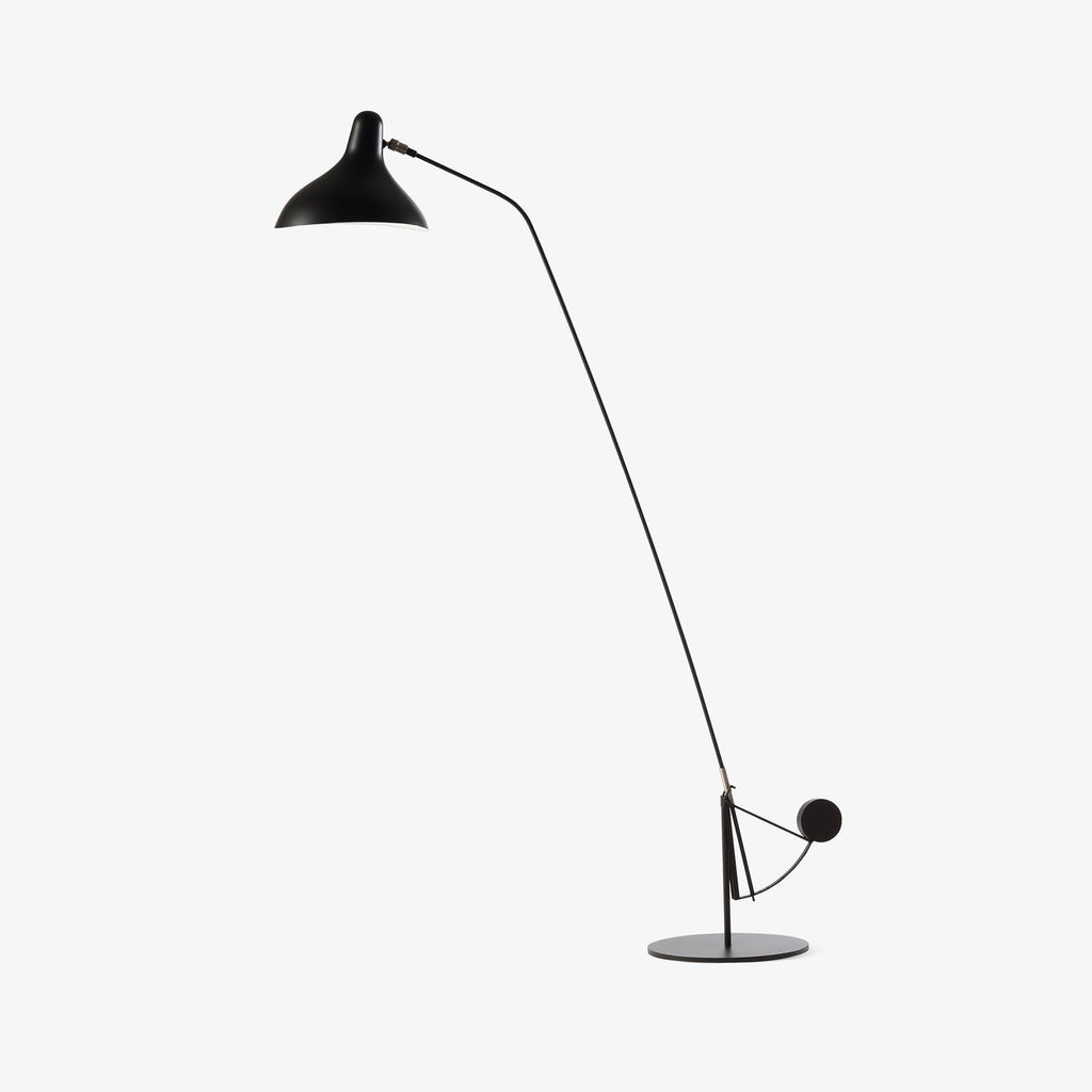Black Metal Floor Lamp — Floor Lamp | Maison Monashee