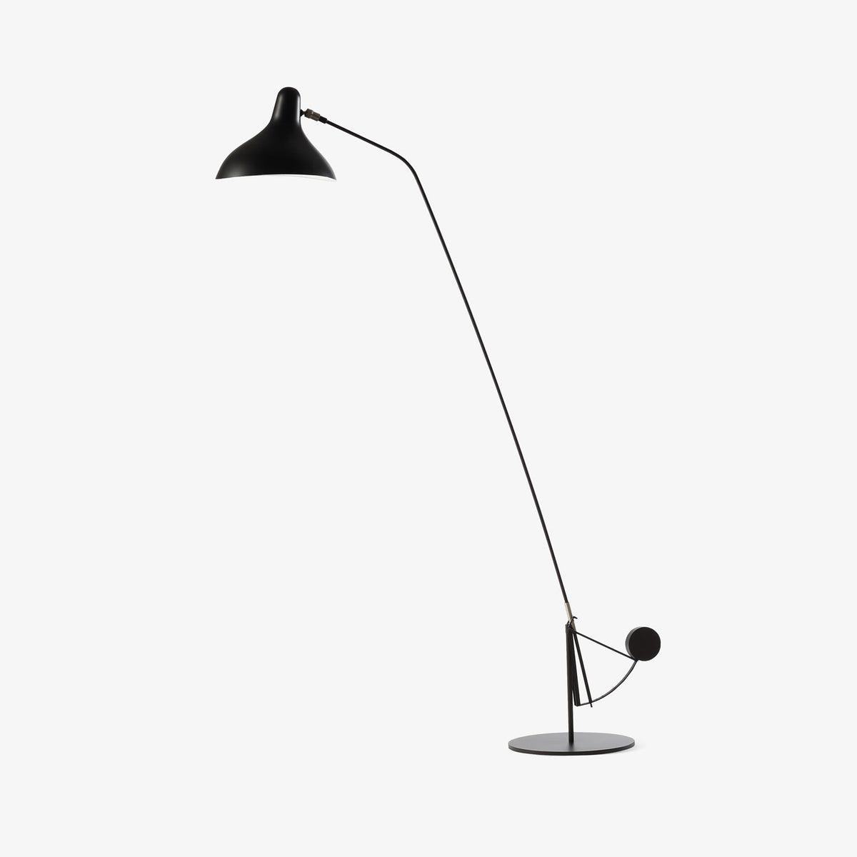 Black Metal Floor Lamp — Floor Lamp | Maison Monashee