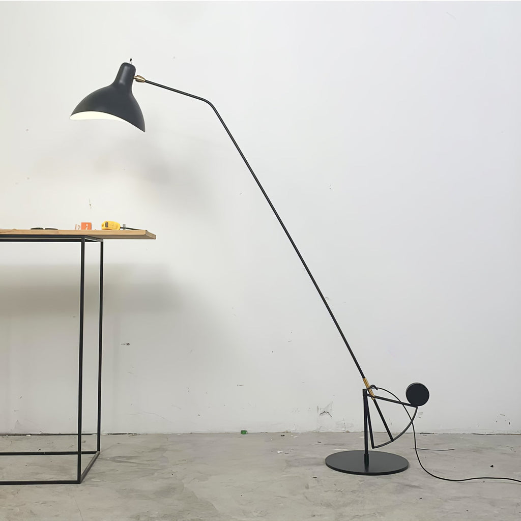 Black Metal Floor Lamp — Floor Lamp | Maison Monashee — view 13
