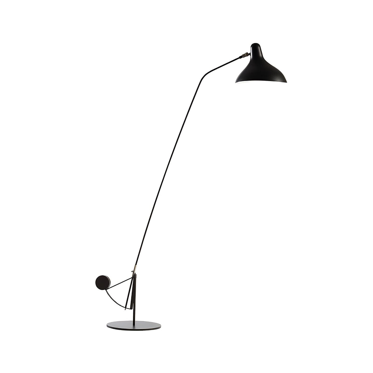 Black Metal Floor Lamp — Floor Lamp | Maison Monashee — view 11