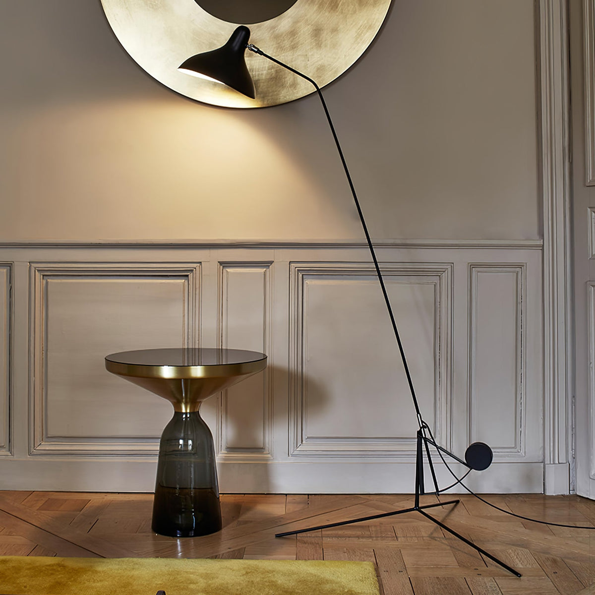 Black Metal Floor Lamp — Floor Lamp | Maison Monashee — view 19