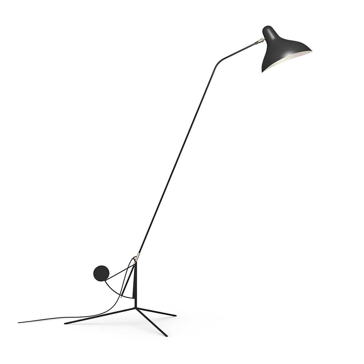 Black Metal Floor Lamp — Floor Lamp | Maison Monashee — view 21
