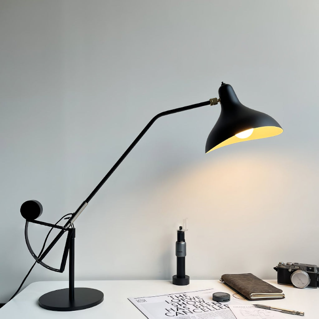 Minimalist Black Table Lamp — Table Lamp | Maison Monashee — view 5