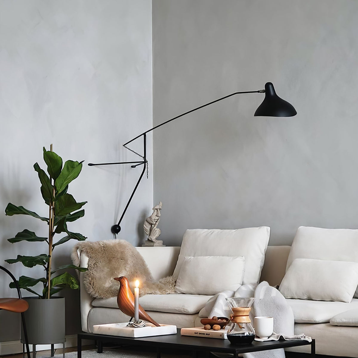 Black Iron Sconce — Wall Sconce | Maison Monashee — view 33