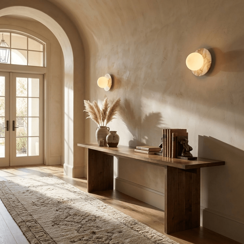 Round Marble Sconce — Wall Sconce | Maison Monashee — view 6