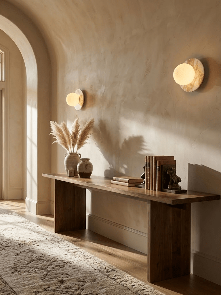 Round Marble Sconce — Wall Sconce | Maison Monashee — view 11