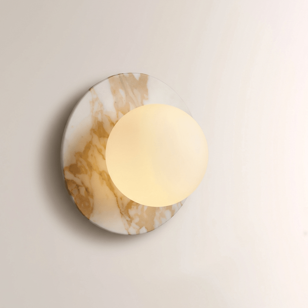 Round Marble Sconce — Wall Sconce | Maison Monashee — view 17
