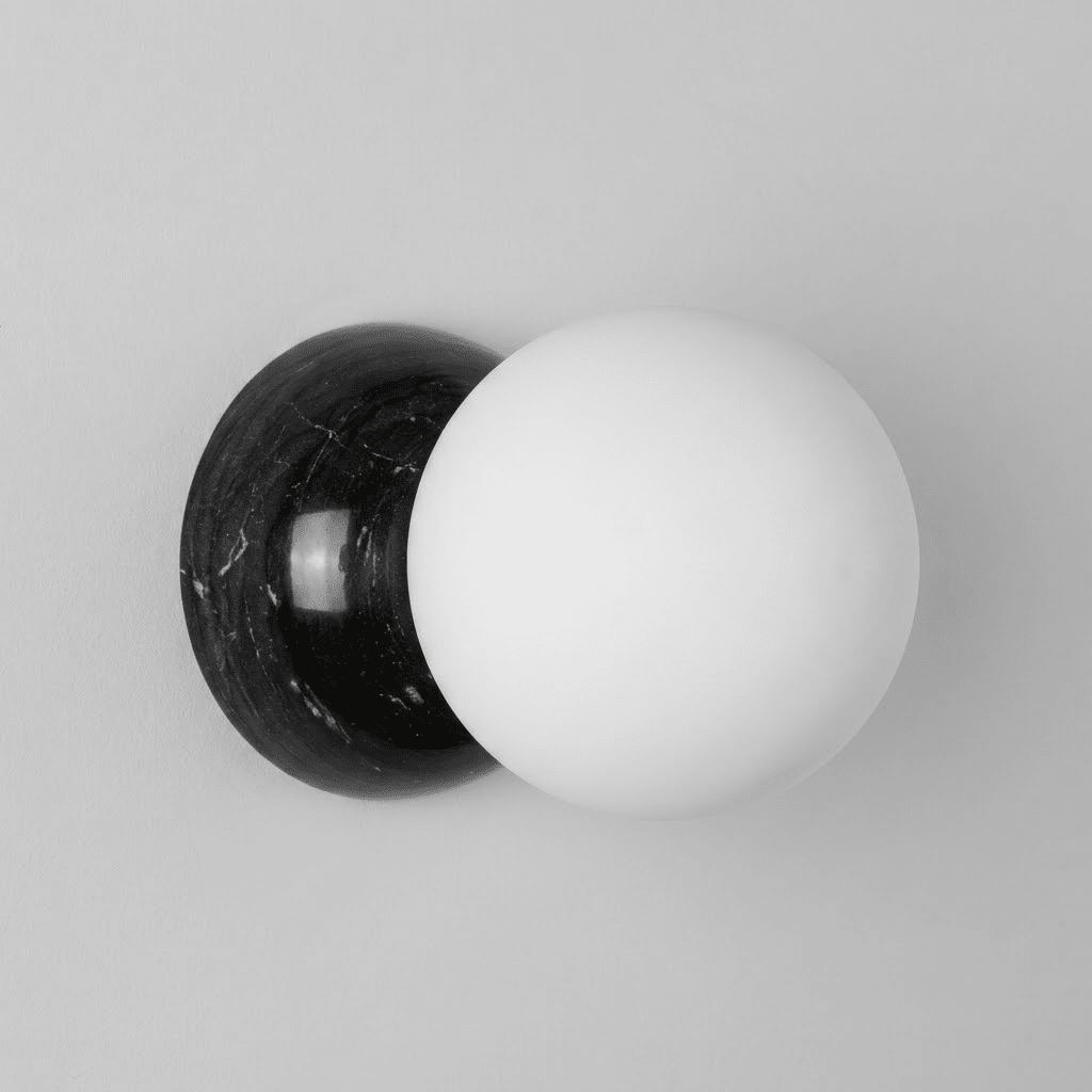 Frosted Globe Wall Sconce — Wall Sconce | Maison Monashee — view 12