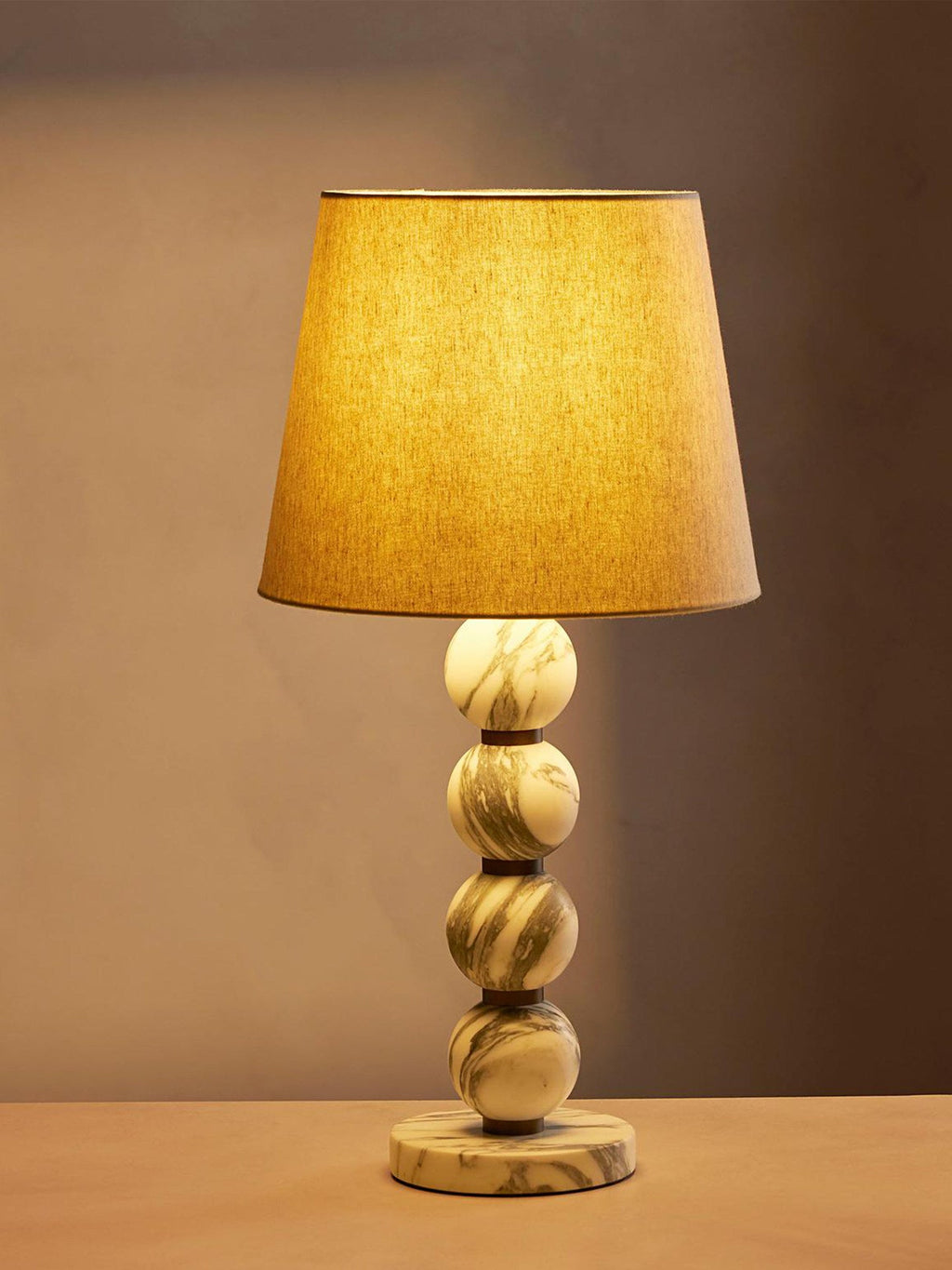 Stacked Marble Table Lamp — Table Lamp | Maison Monashee — view 7