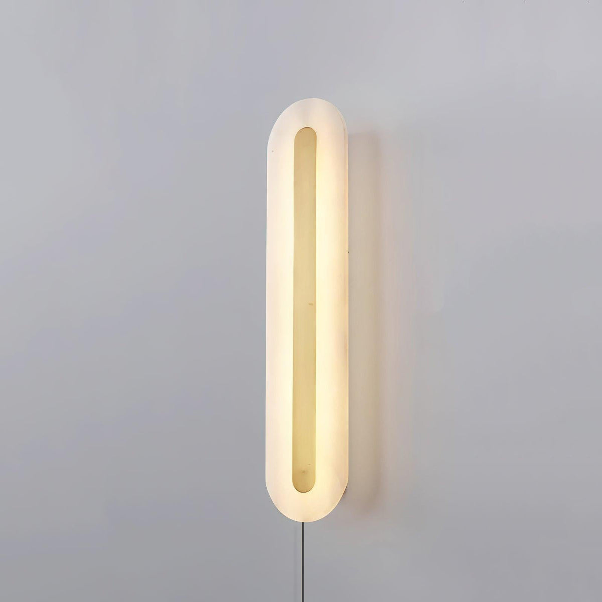 White Wall Light with Switch — Wall Sconce | Maison Monashee — view 7