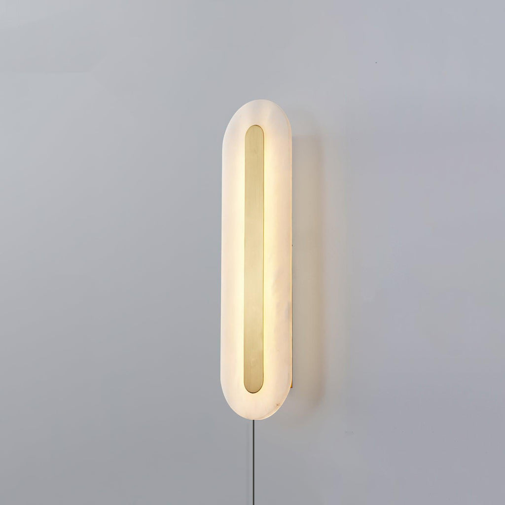 White Wall Light with Switch — Wall Sconce | Maison Monashee — view 9