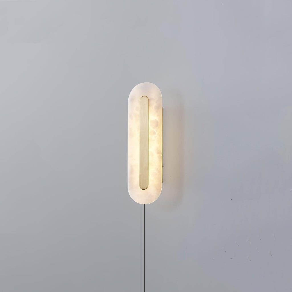White Wall Light with Switch — Wall Sconce | Maison Monashee — view 10
