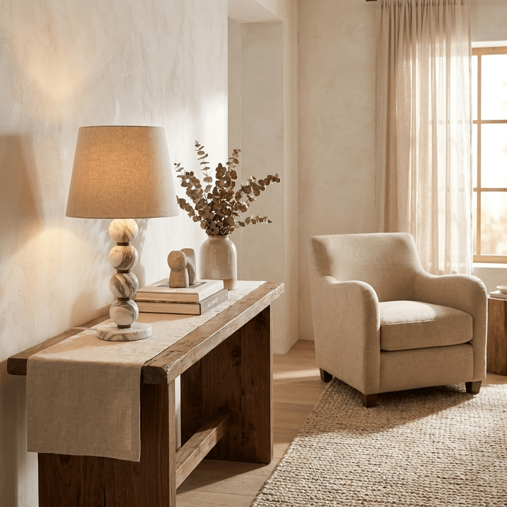 Stacked Marble Table Lamp — Table Lamp | Maison Monashee — view 11