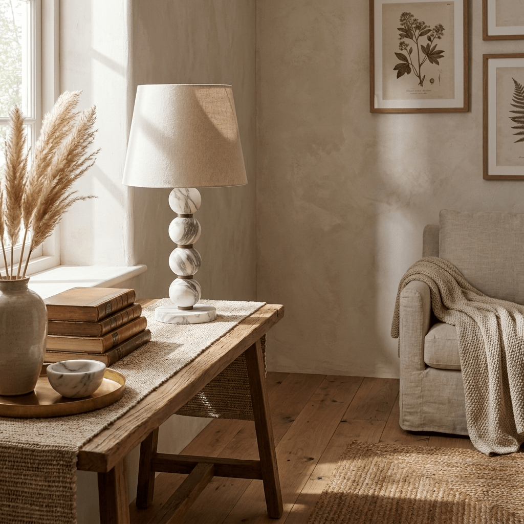 Stacked Marble Table Lamp — Table Lamp | Maison Monashee — view 15