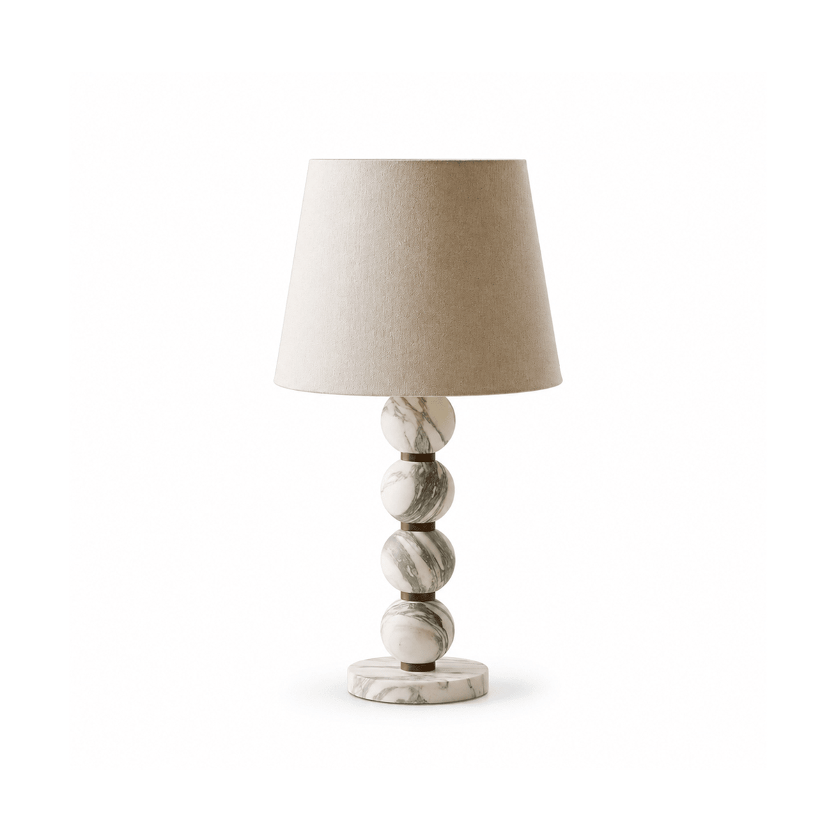 Stacked Marble Table Lamp — Table Lamp | Maison Monashee — view 9